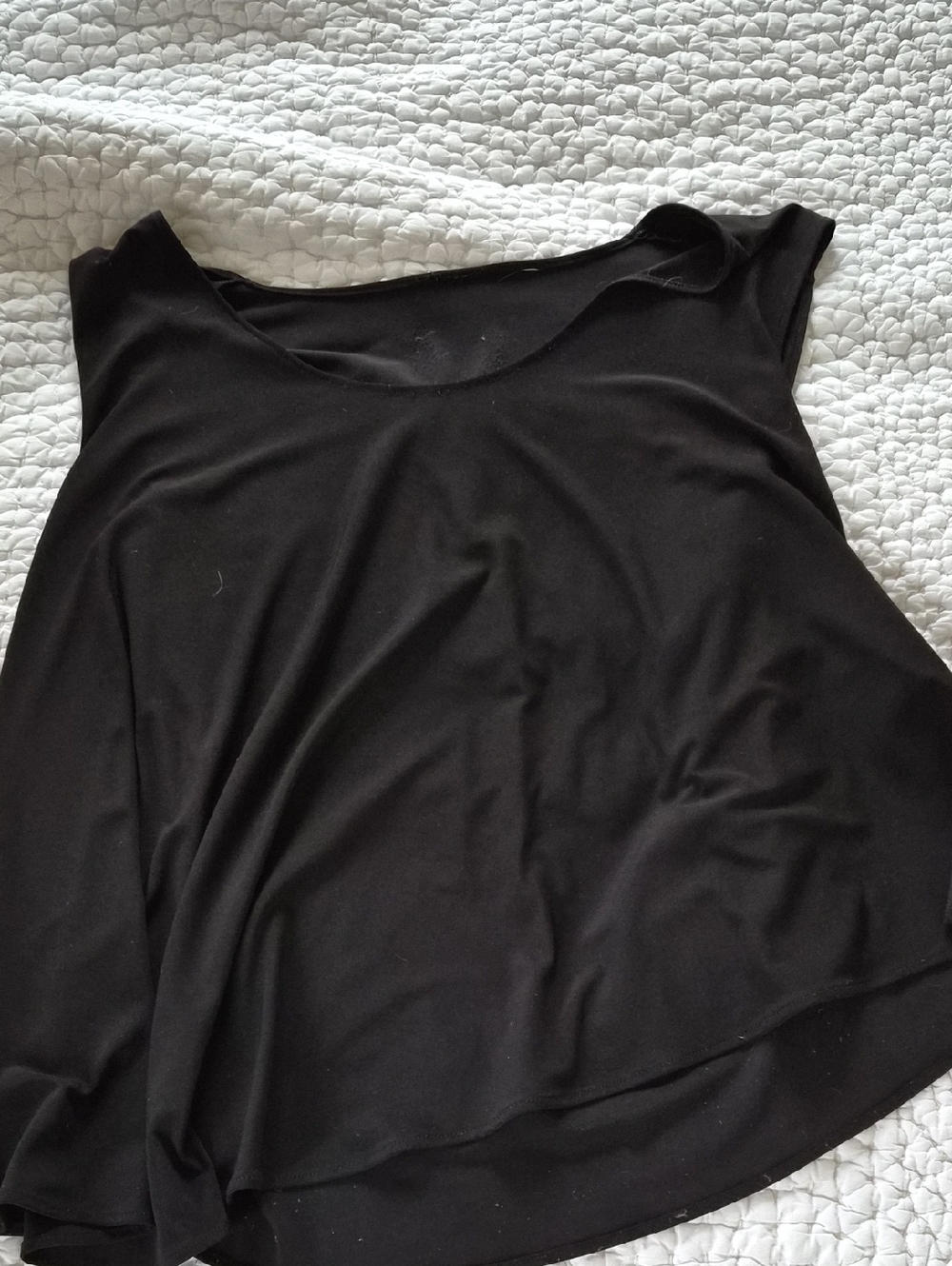 Everyday Black Scoop Neck Tank Top